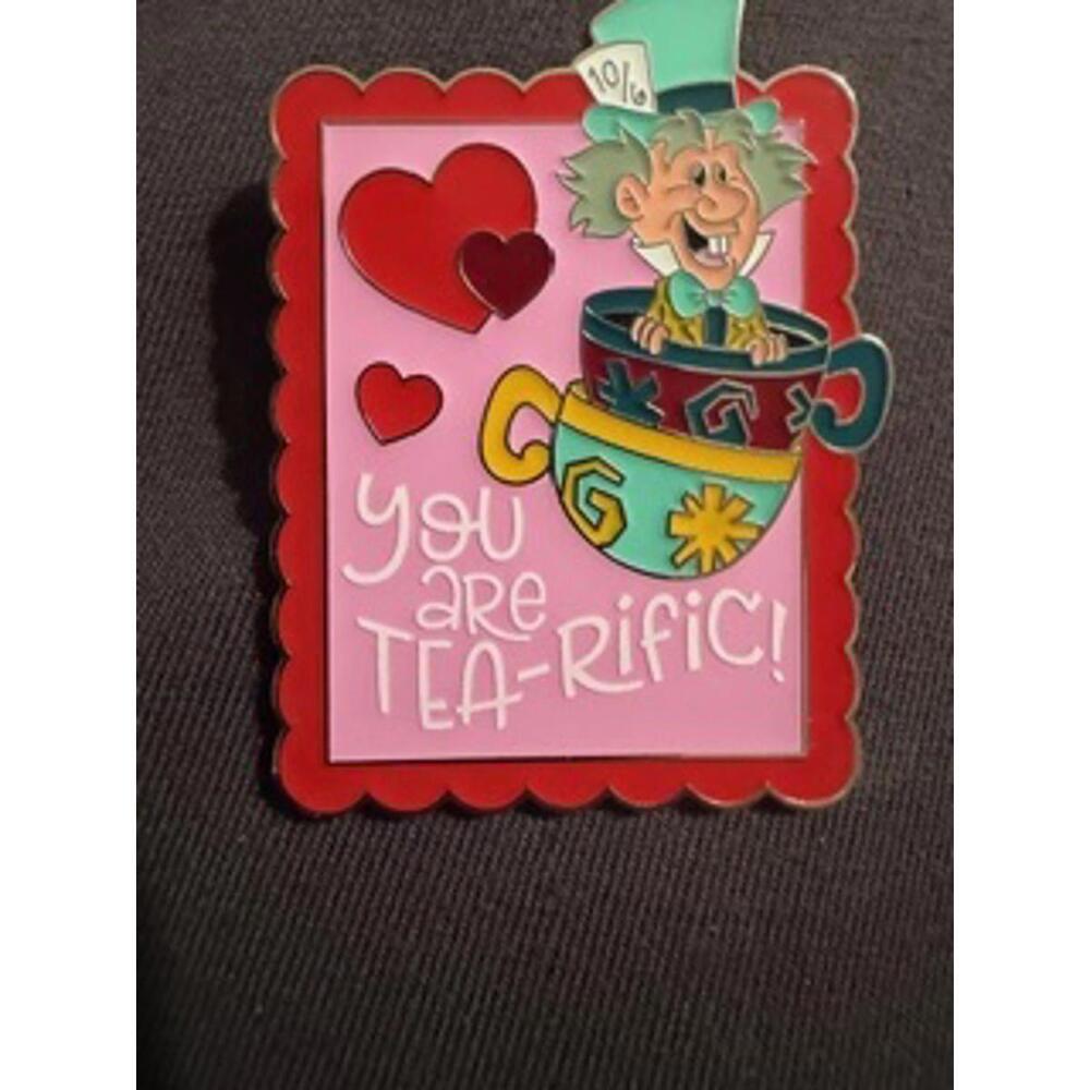 Alice in Wonderland Mad Hatter Tea-Rific Enamel Pin